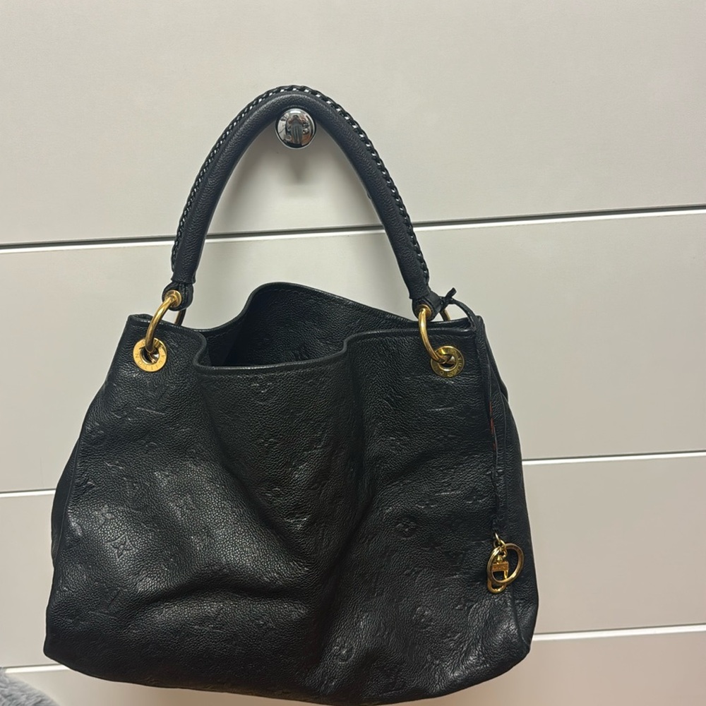LOUIS VUITTON Monogram Empreinte Artsy MM Tote Bag/Shoulder Bag,